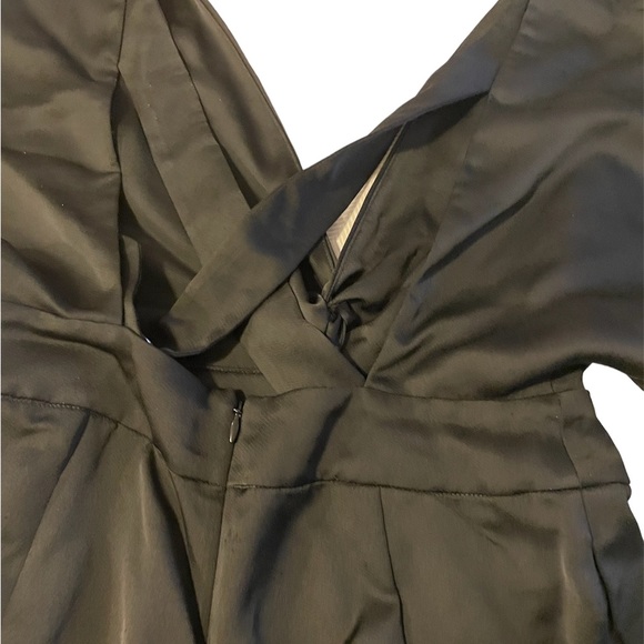 Revolve Majorelle black criss cross jumpsuit - Picture 2 of 8